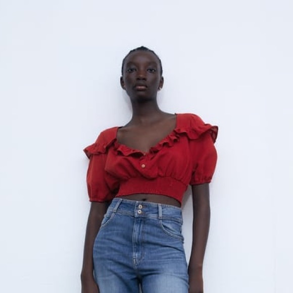 Zara Ruffled Top - Picture 2 of 2